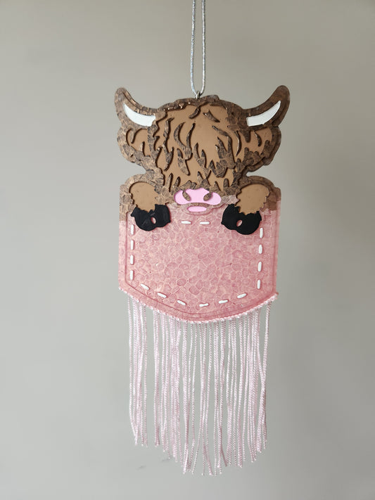 Highland Cow Pocket