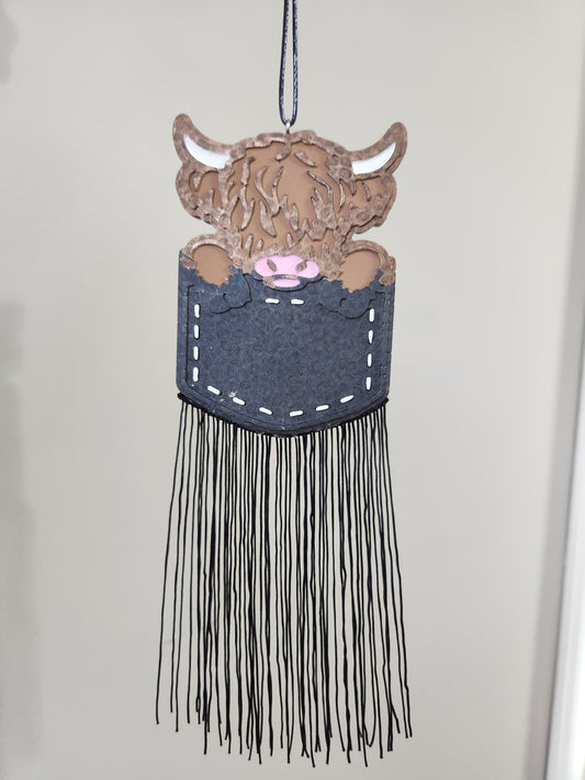 Highland Cow Pocket
