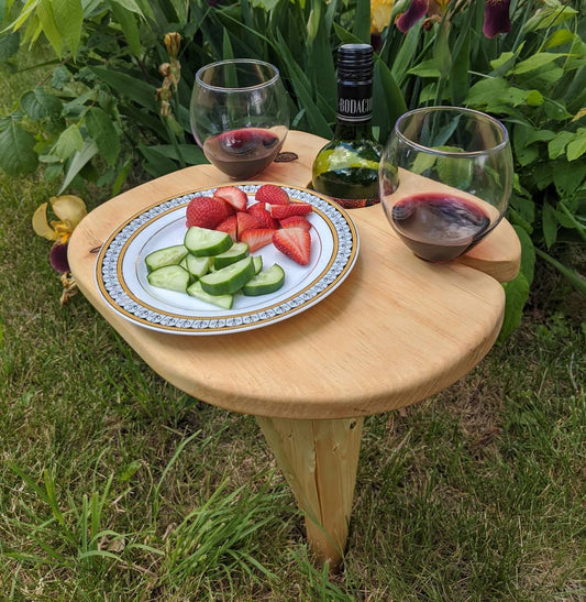 Personal Garden Spike Wine Table