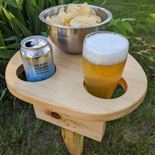Personal Garden Spike Beer Table