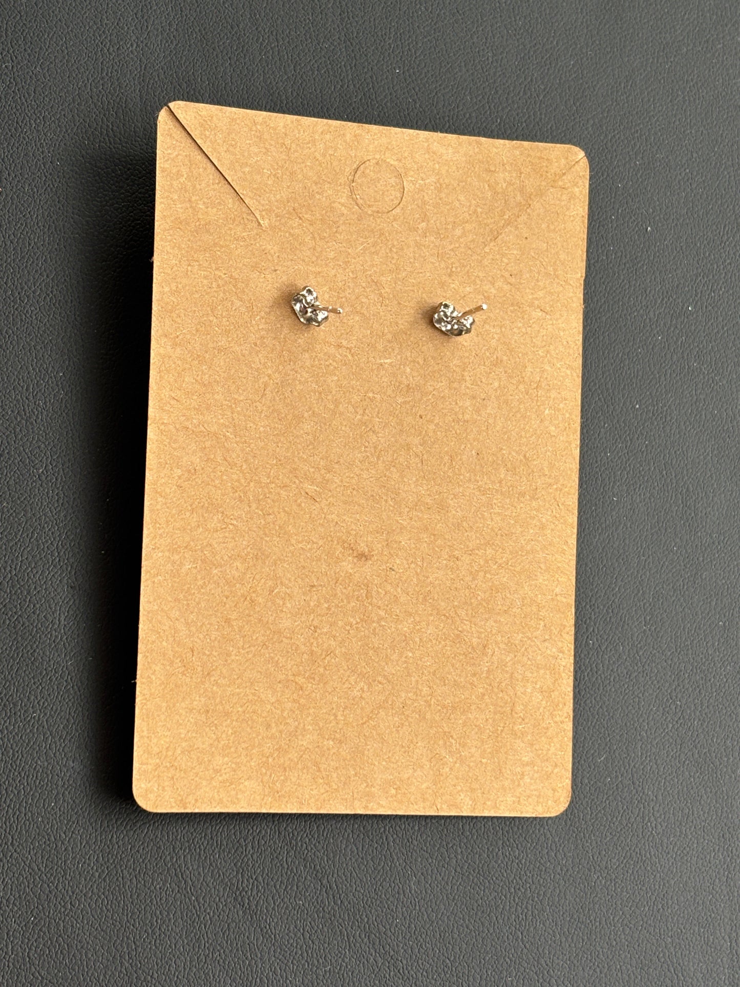 Love Lies Bleeding & Copper Stud Earrings