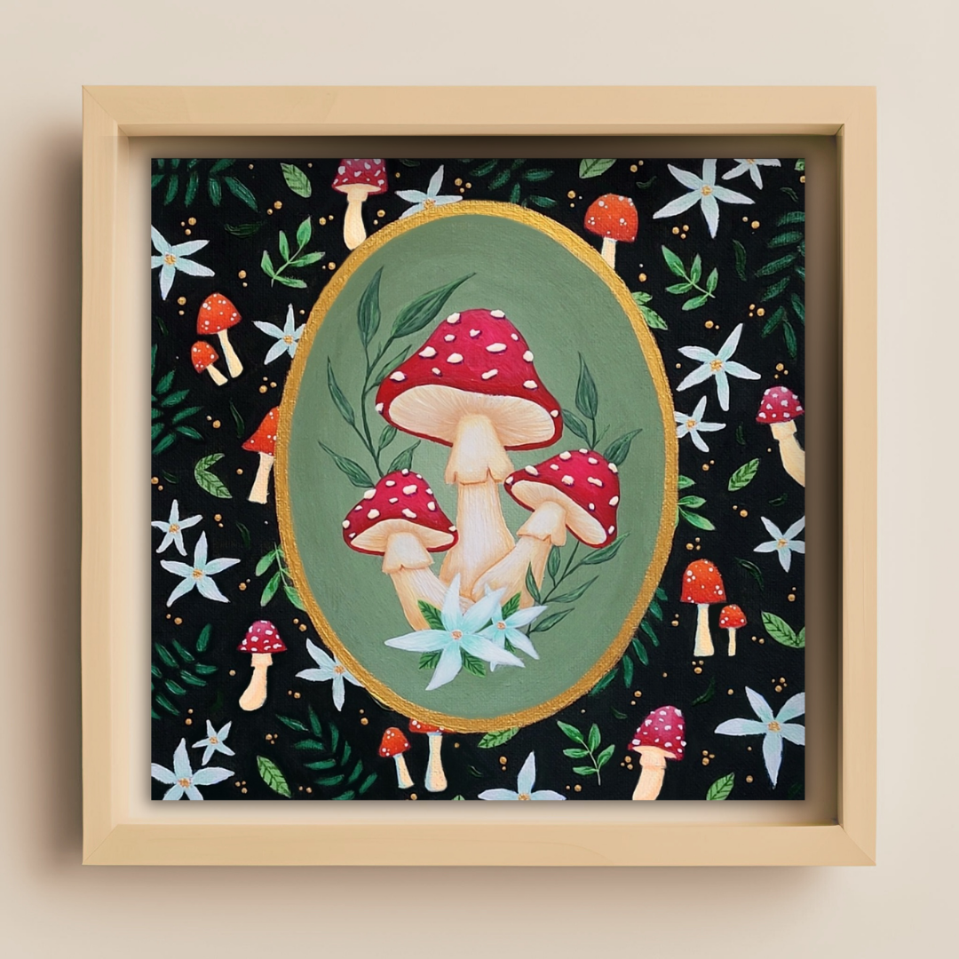Mushrooms Art Print