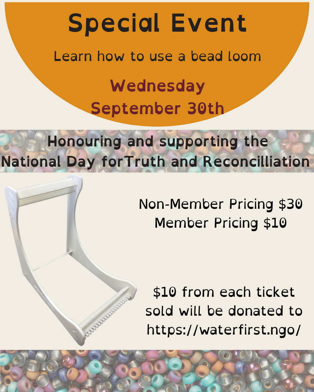 Beading Loom Workshop - Septmber 30th