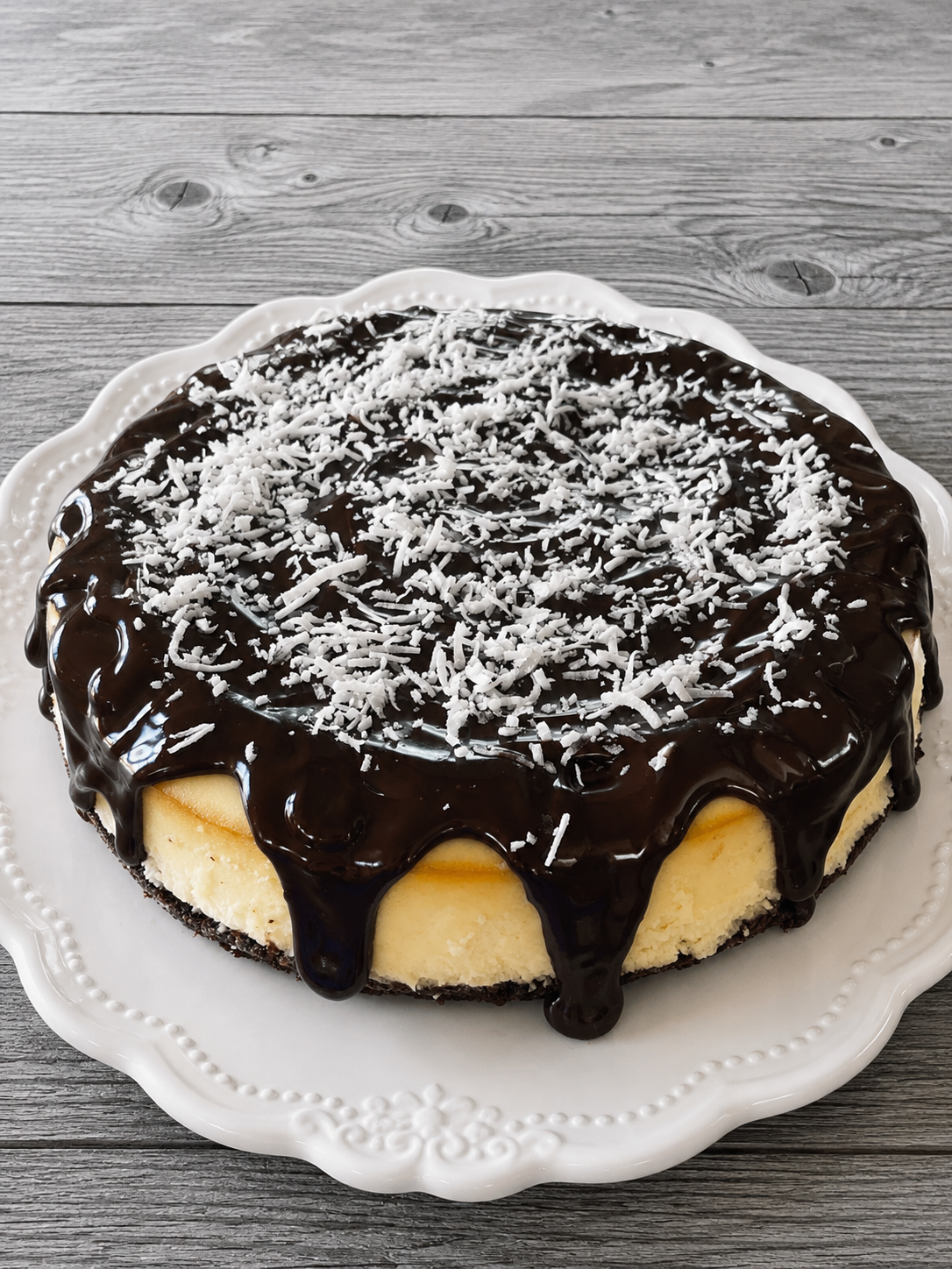Classic New York Cheesecake - Chocolate Coconut