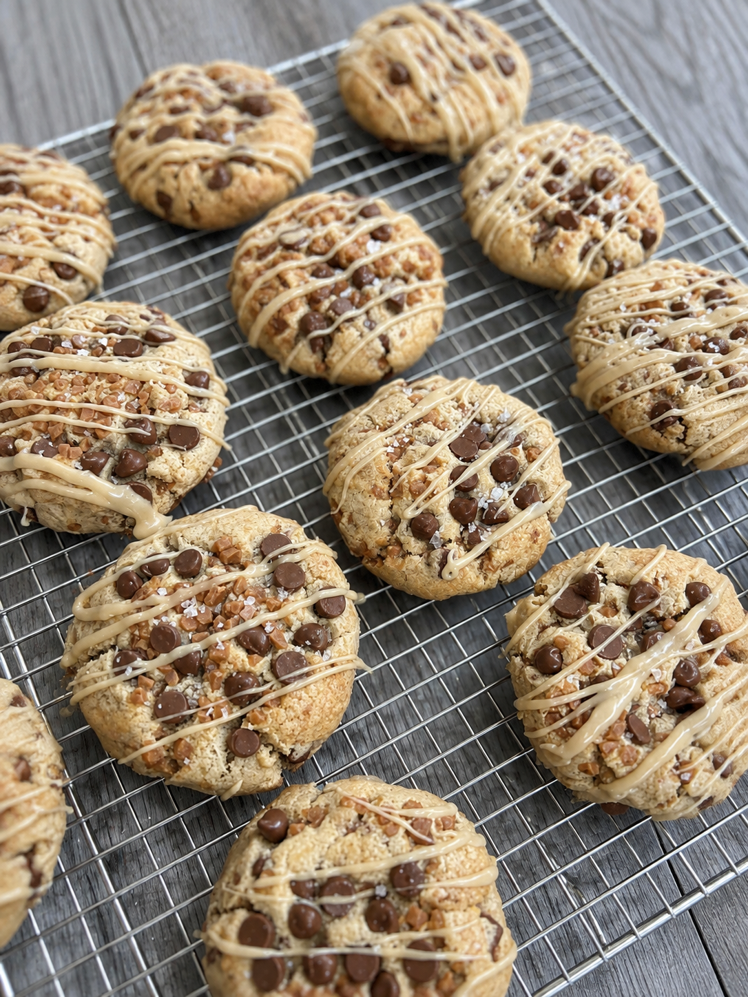 Salted Caramel Chocolate Chip Cookie