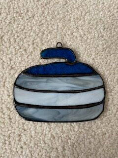 Hurry Hard! Stained Glass Curling Stones