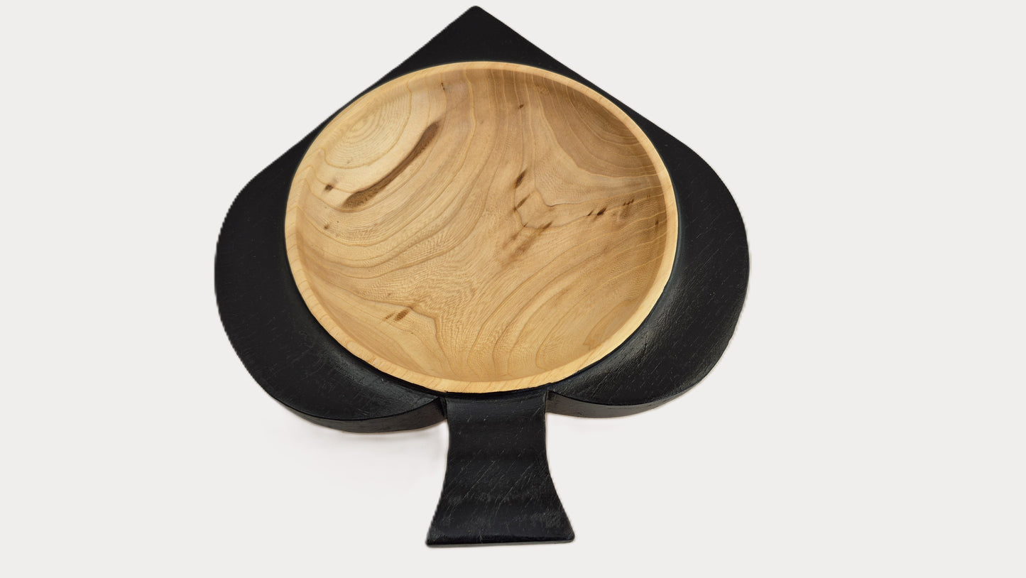 Hand-Turned “Game Night” Snack Bowl Set