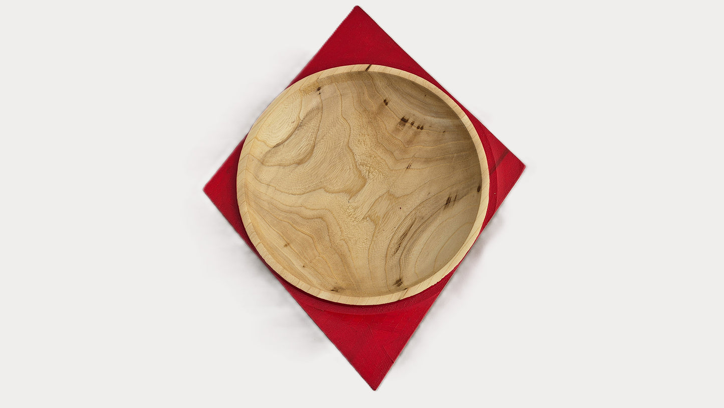 Hand-Turned “Game Night” Snack Bowl Set