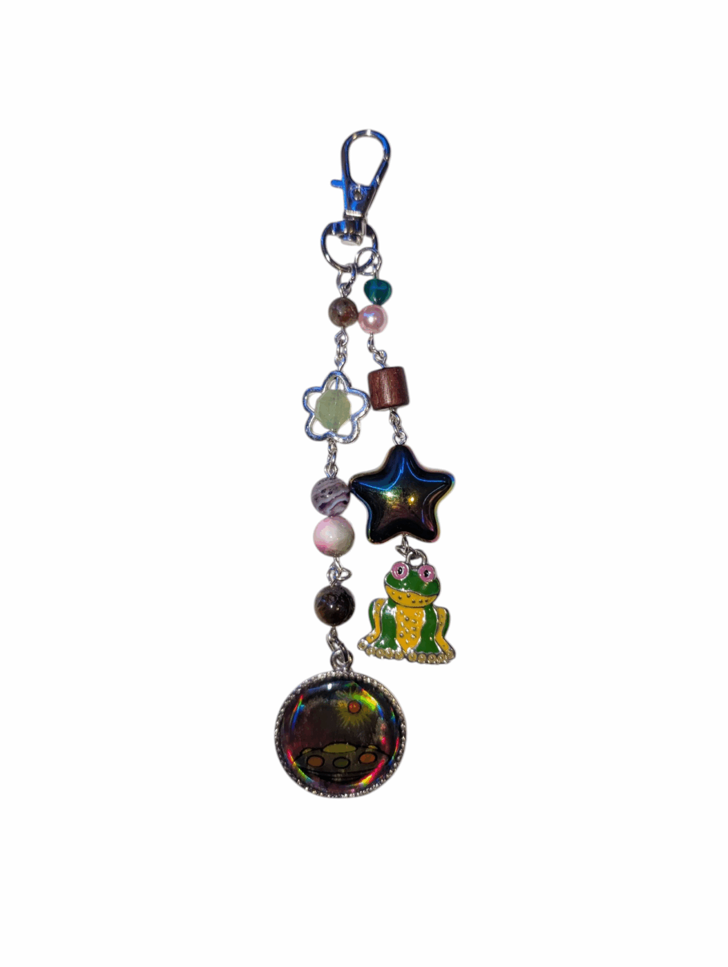 Astro Frog Keychain