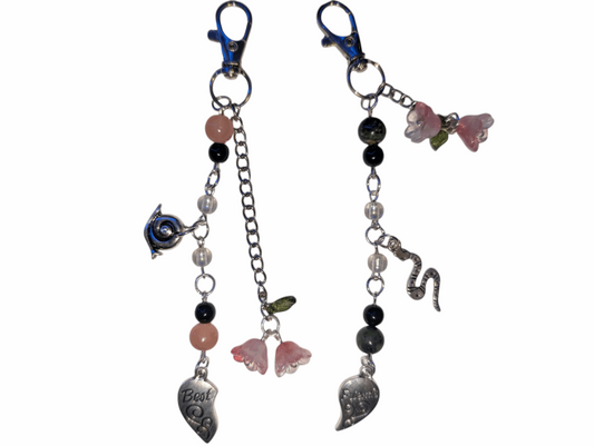 Garden Friends Keychain Set