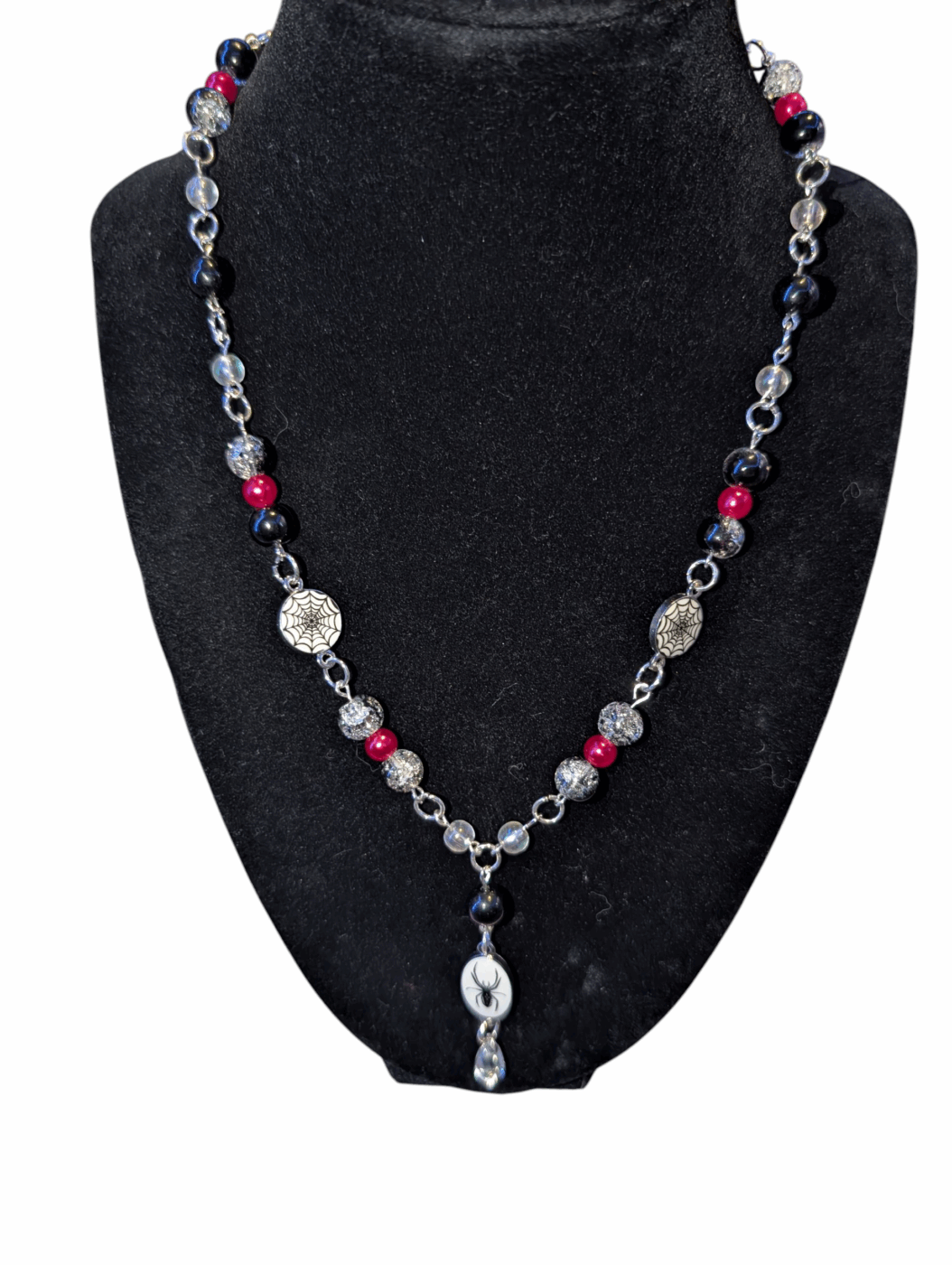 Spider Drop Necklace