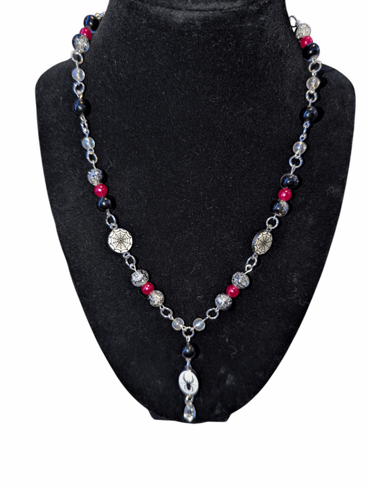 Spider Drop Necklace