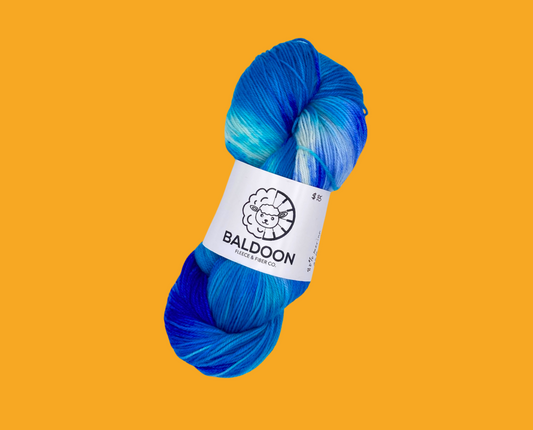 Blue Jay Sock Hand Dyed Yarn