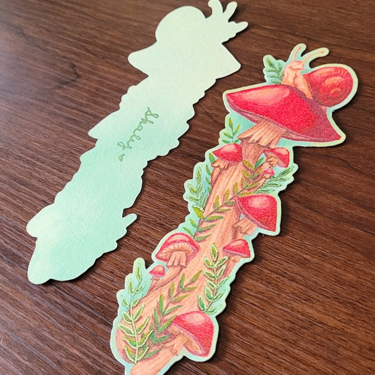 Mushroom Bookmark
