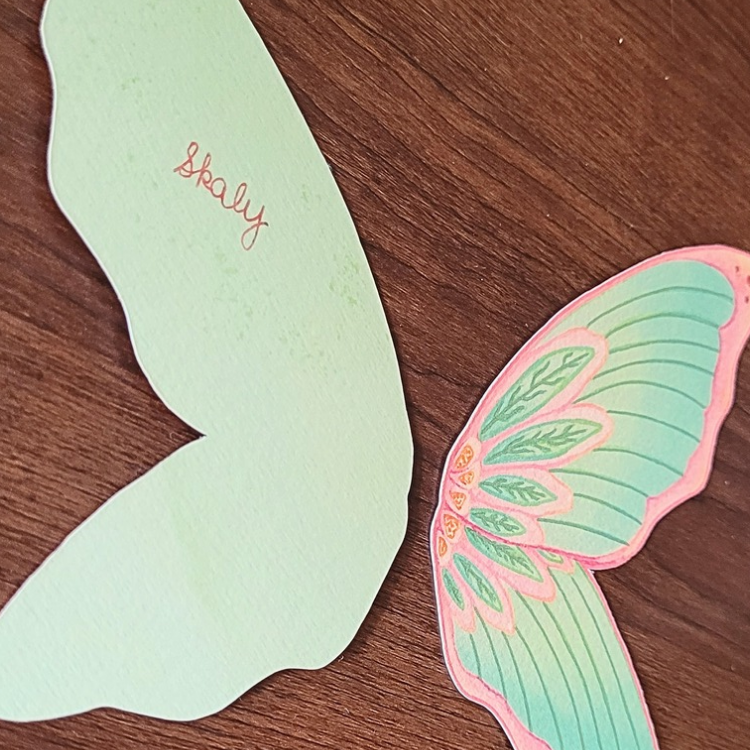 Garden Fairy Wing Bookmark