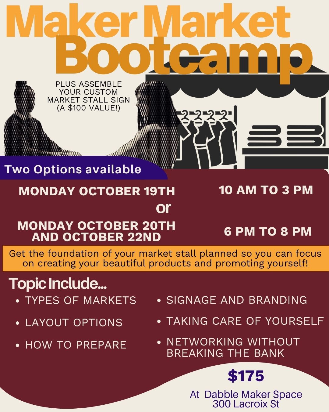 Maker Market Bootcamp