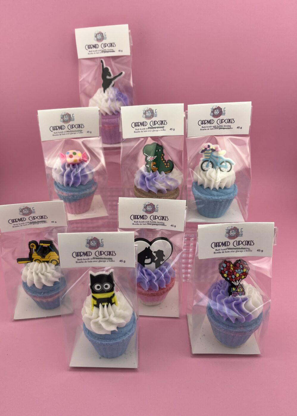 Charmed Mini Cupcakes (topped with a croc jibbitz)
