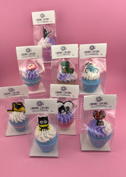 Charmed Mini Cupcakes (topped with a croc jibbitz)