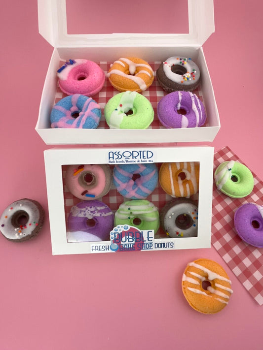 1/2 Dozen Mini Donuts Box Bath Bombs