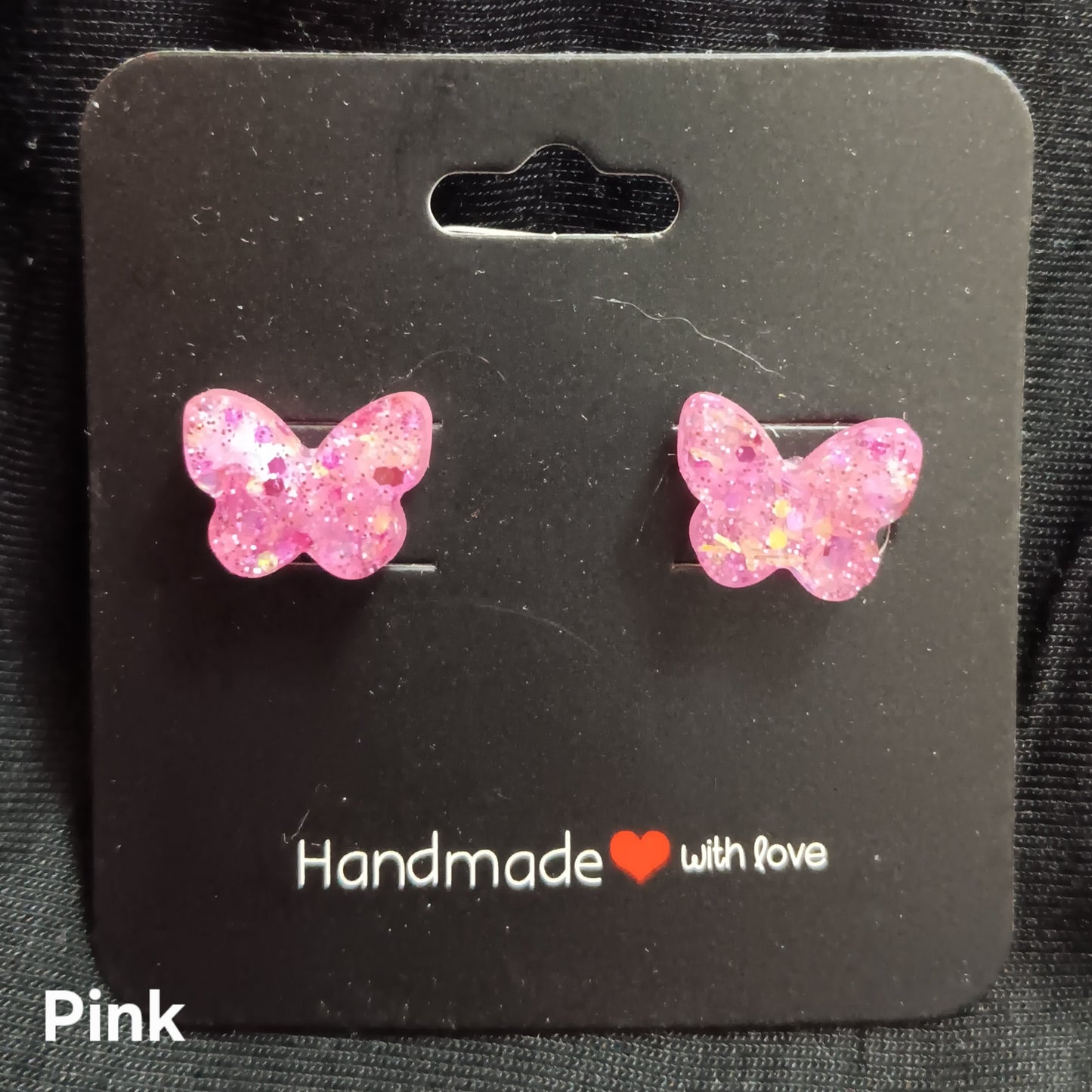 Butterfly Stud Earrings (variety of colours)
