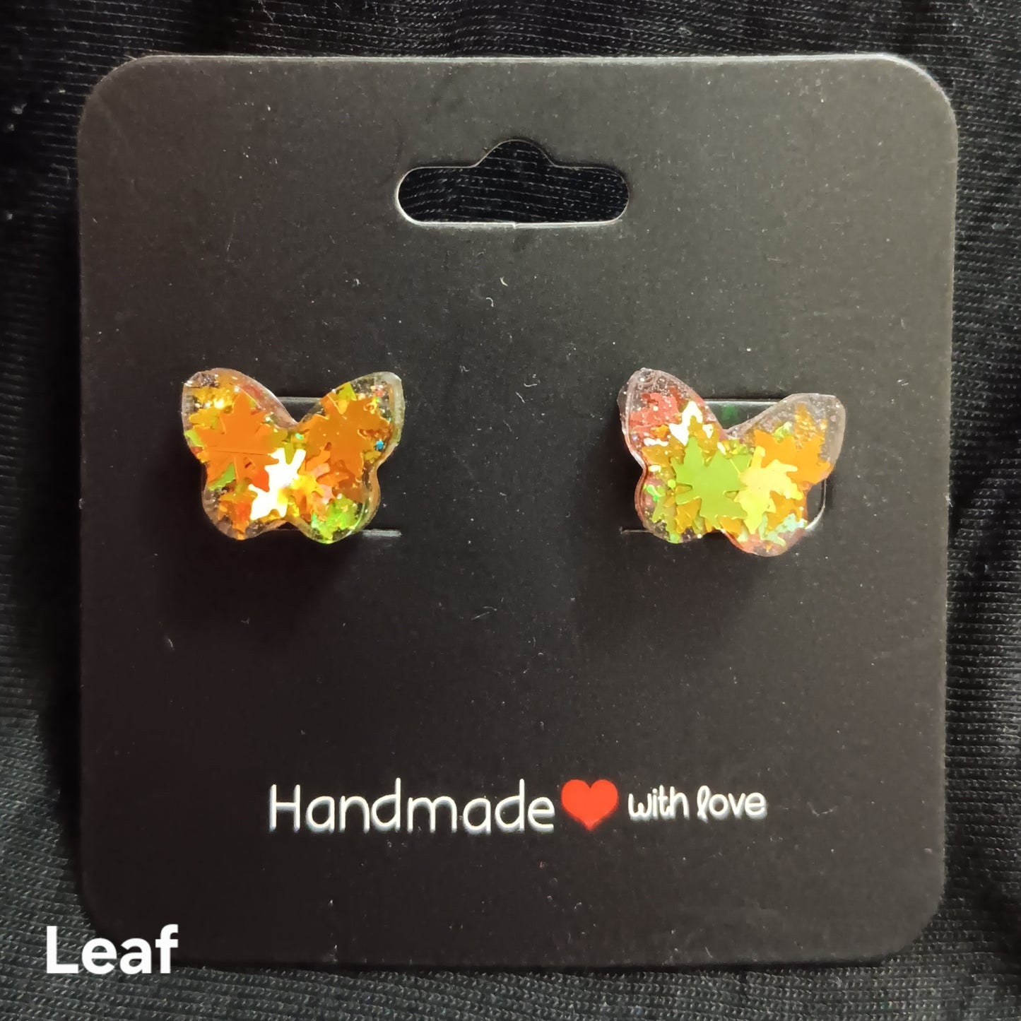 Butterfly Stud Earrings (variety of colours)