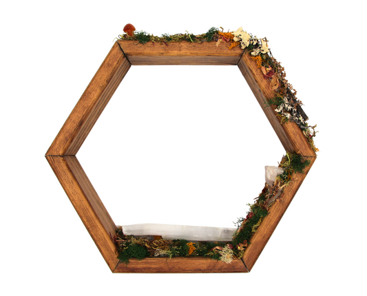 Crystal Hexagon Shelf