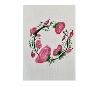 Watercolour Framable Art Card – 1