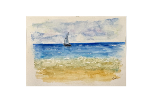 Watercolour Framable Art Card – 10