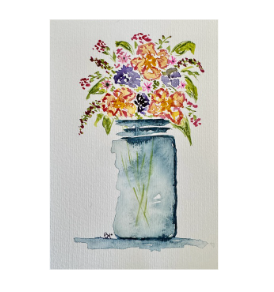 Watercolour Framable Art Card – 11