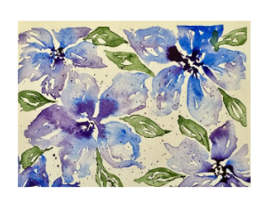 Watercolour Framable Art Card – 12