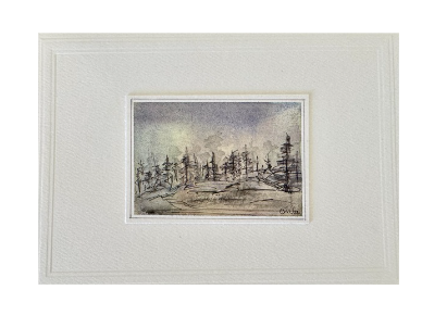 Watercolour Framable Art Card – 5