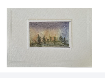 Watercolour Framable Art Card – 6