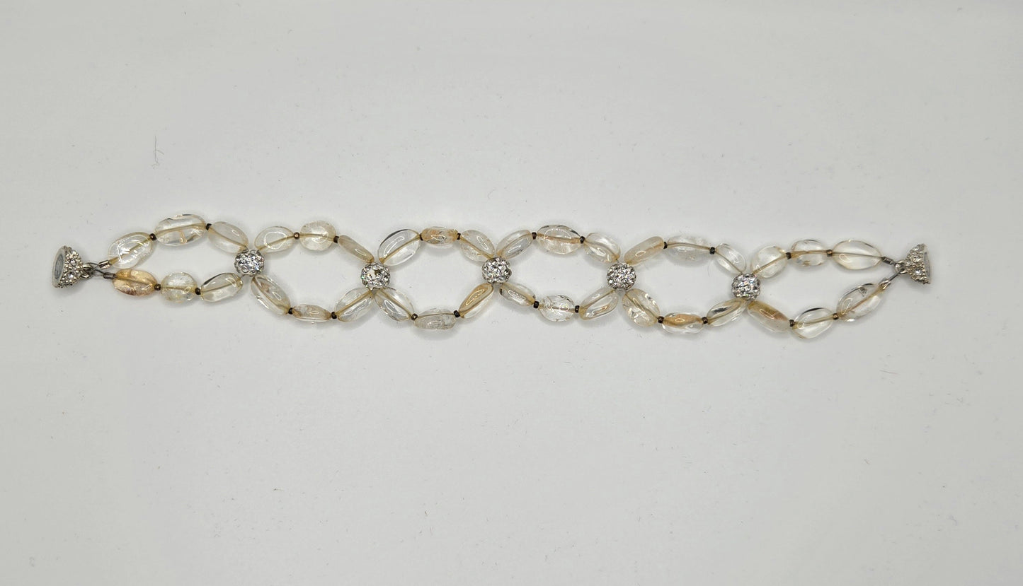 Woven Citrine Bracelet