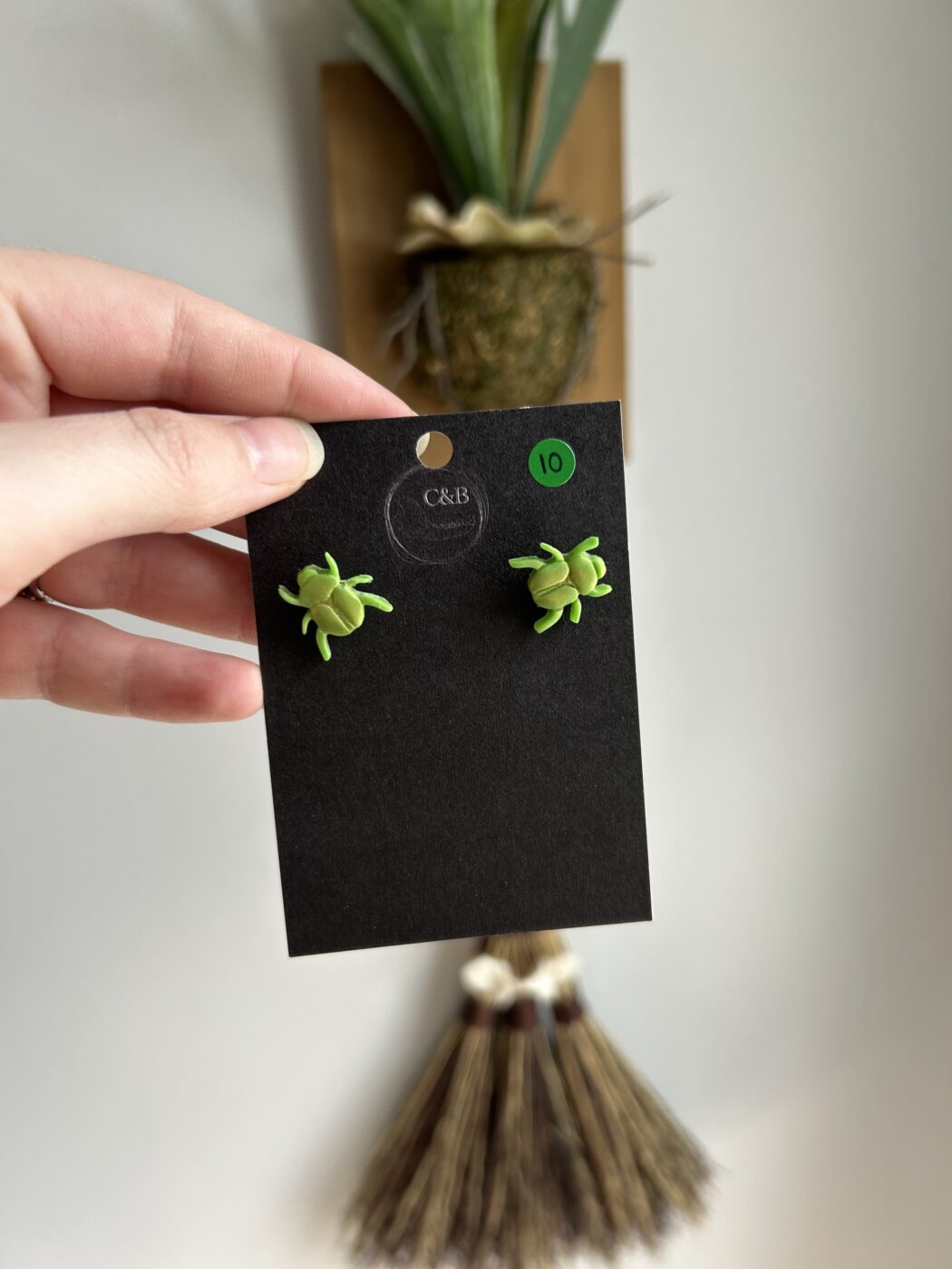 Beetle Earrings