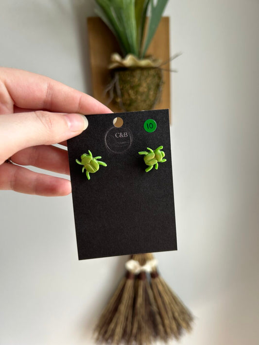 Beetle Earrings