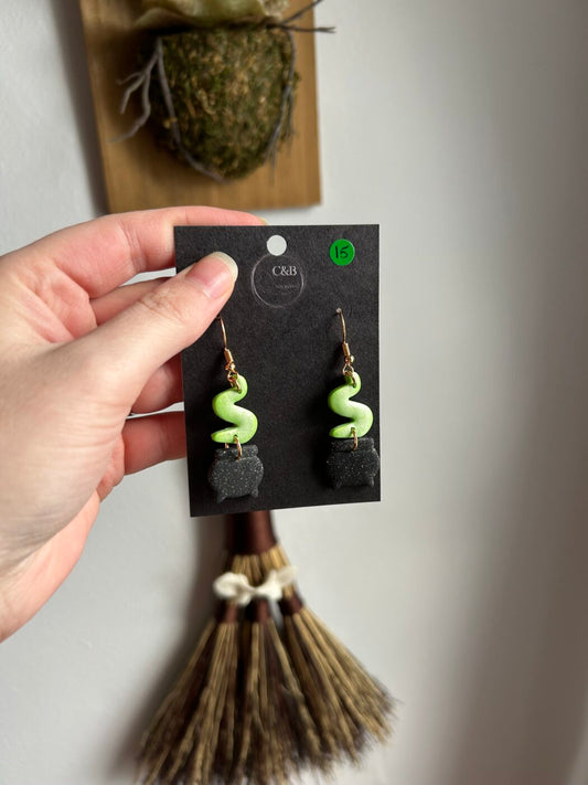 Cauldron Earrings