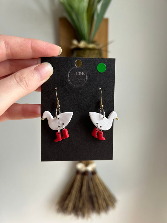 Duck Boots Earrings