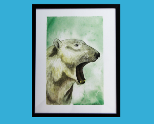 Strength Tarot Card Print (8.5″ x 11″)