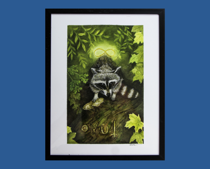 Strength Tarot Card Print (8.5″ x 11″)