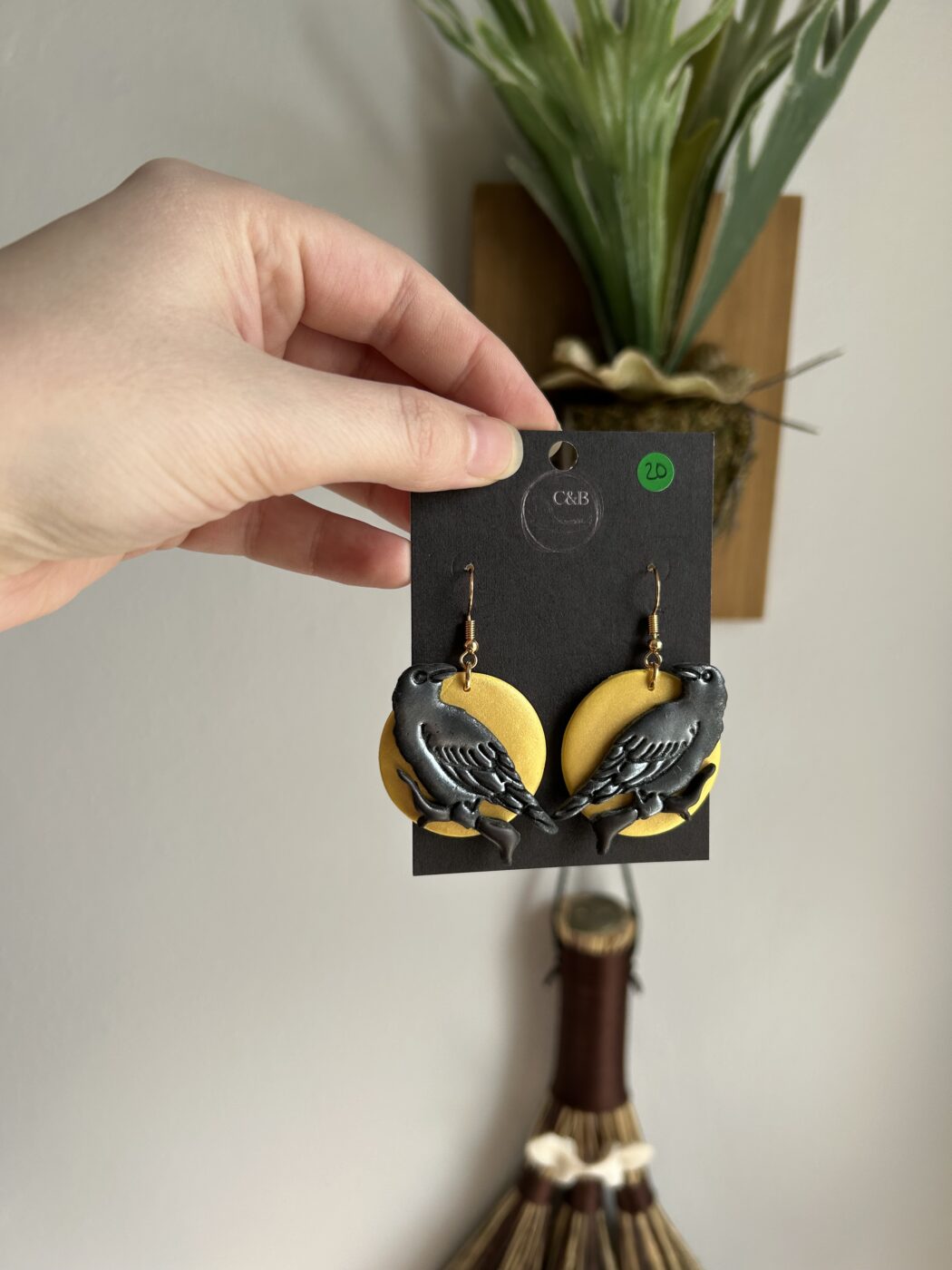 The Moon Asked the Crow Earrings