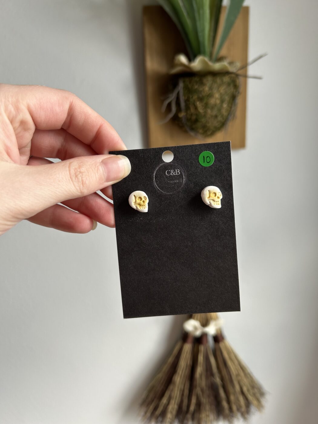 Tiny Skull Earrings
