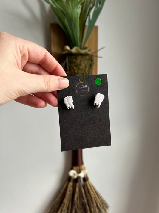 Tiny Teeth Earrings