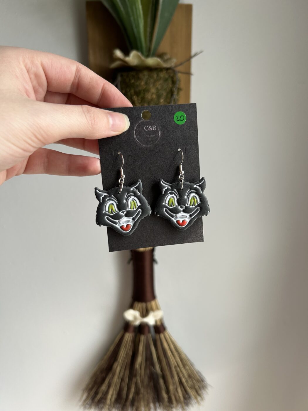 Vintage Cat Earrings