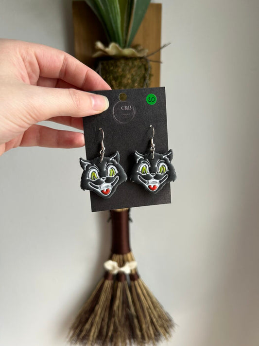 Vintage Cat Earrings