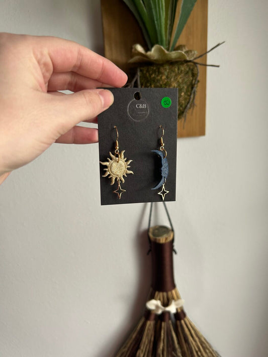 You Are the Sun and the Moon Earrings