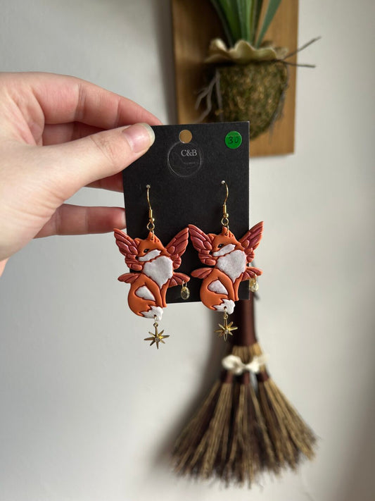 Fairy Foxes Earrings