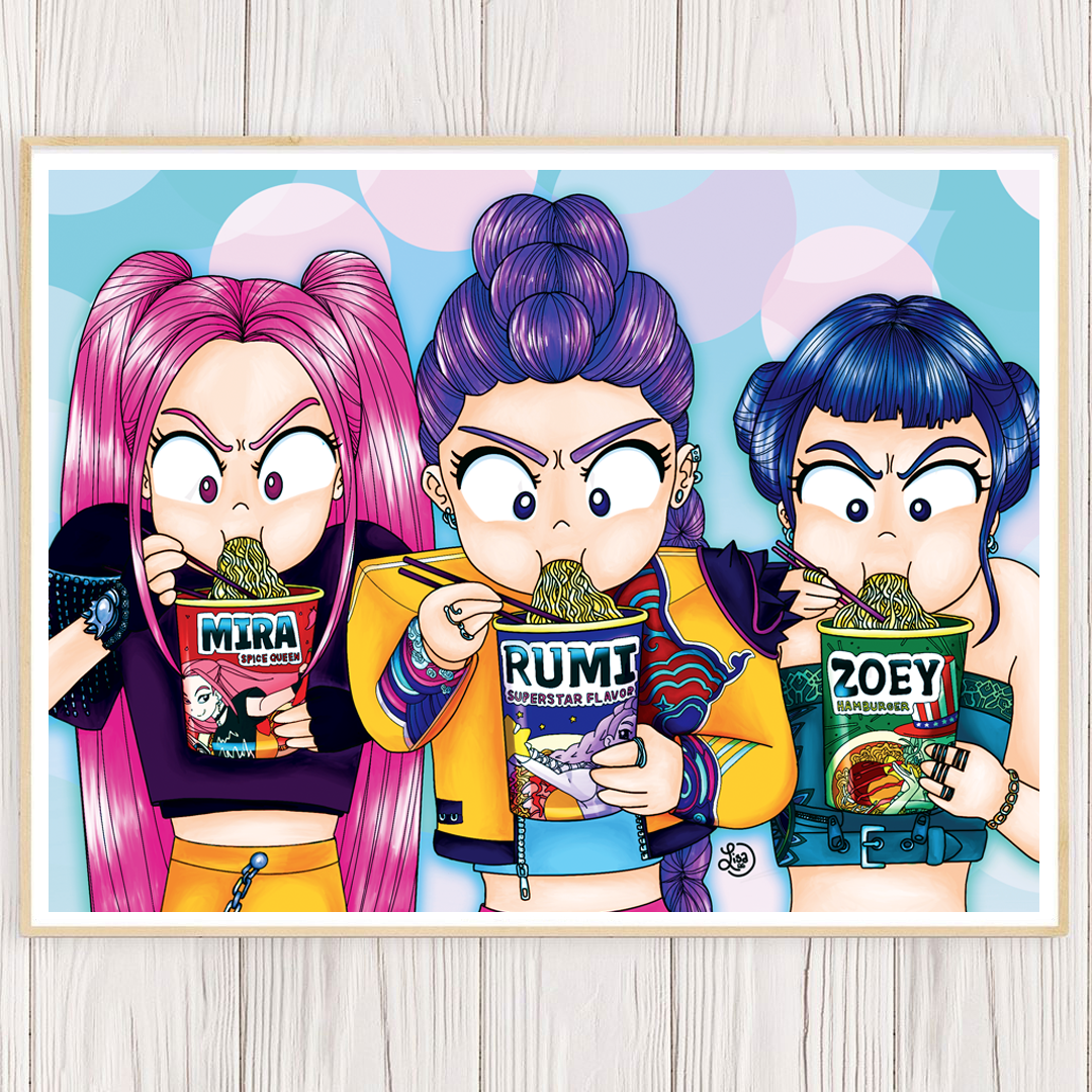 Art Print - Demon Hunters Ramen
