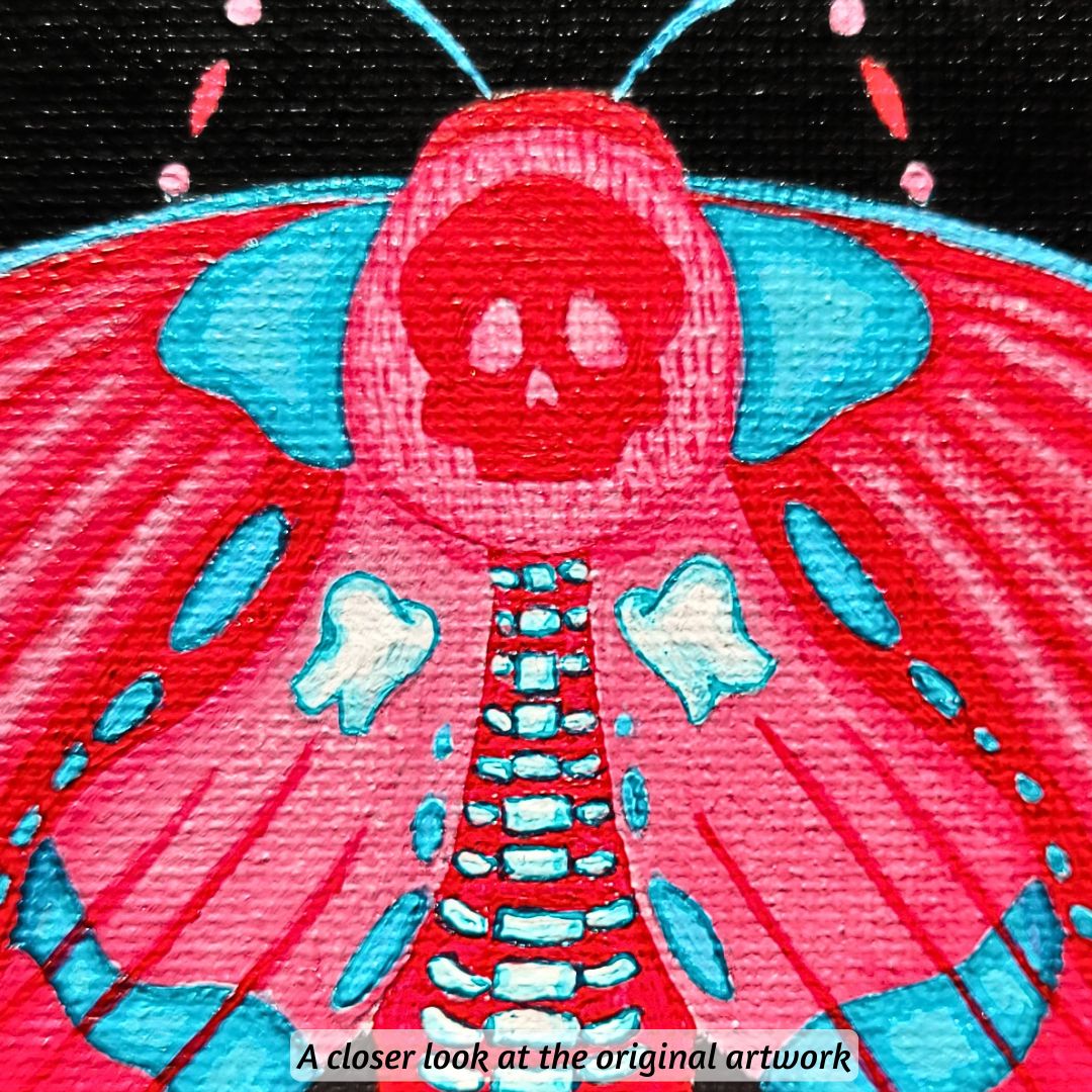 Death's Head Moth Art Print