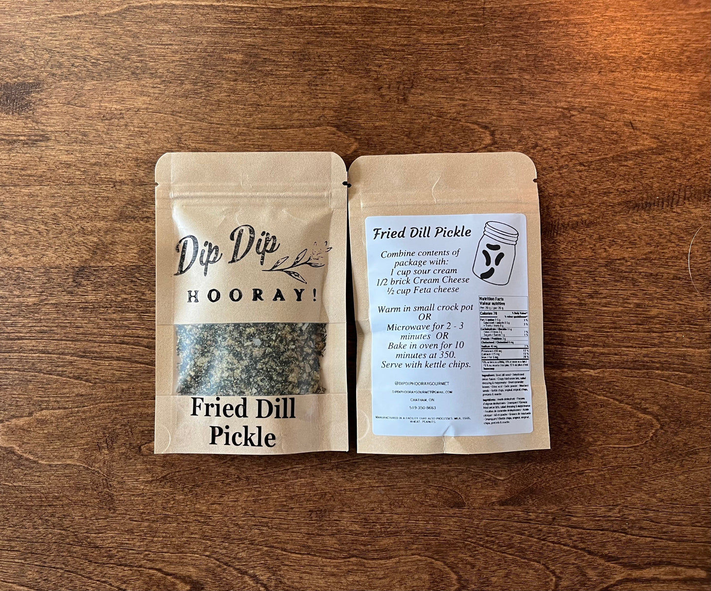 Fried Dill Pickle Warm Dip Mix