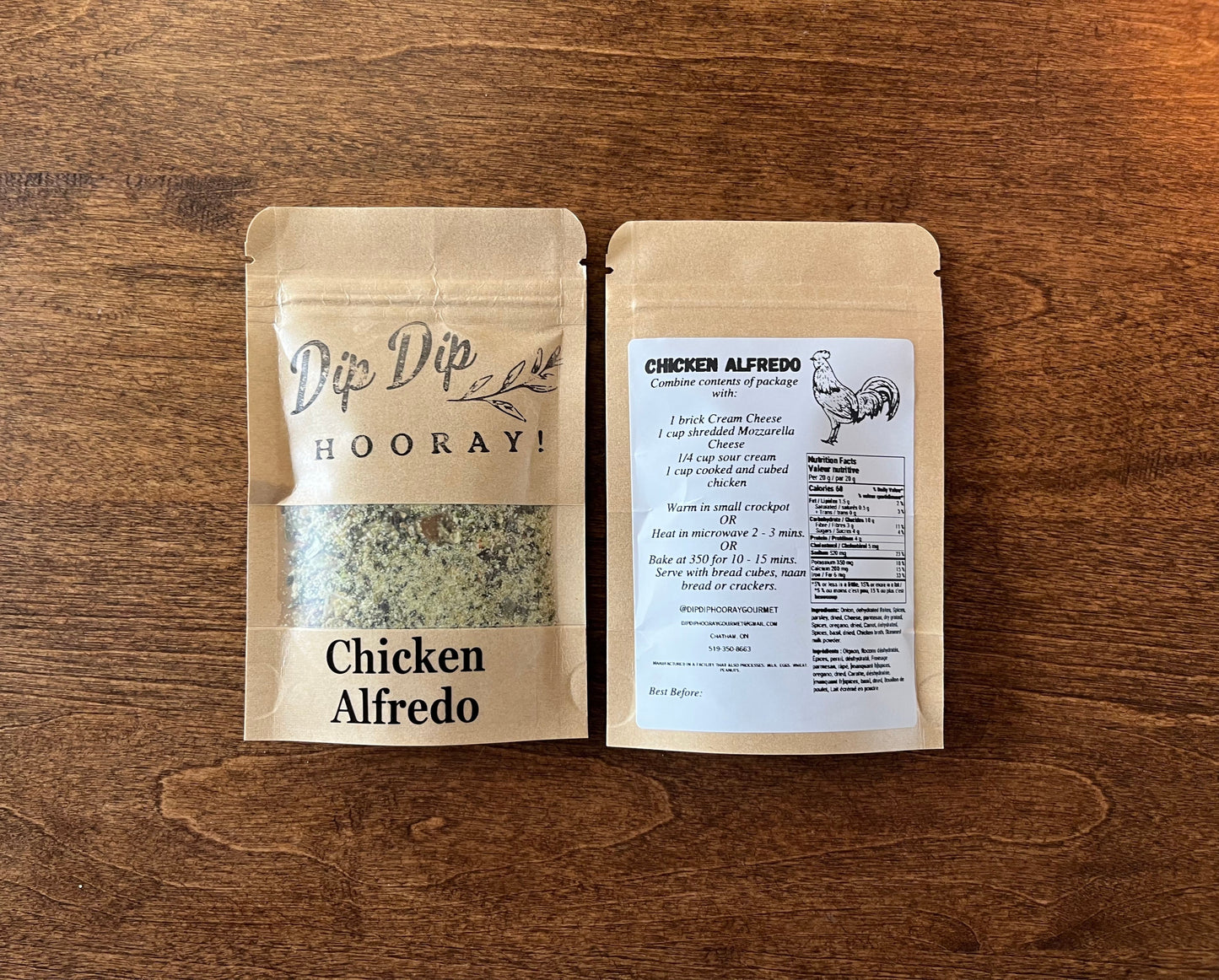 Chicken Alfredo Warm Dip Mix